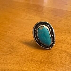 Turquoise Silver Women's Ring